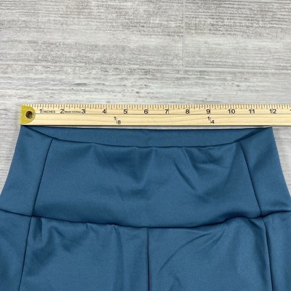 Adidas Women's Small Designed 2 Move Big Logo Sport Tights-Orbit Indigo/Mint NWT - Picture 6 of 10